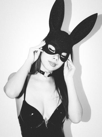 woman in black brassiere and black sunglasses